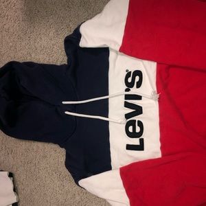 Levi’s cropped hoodie